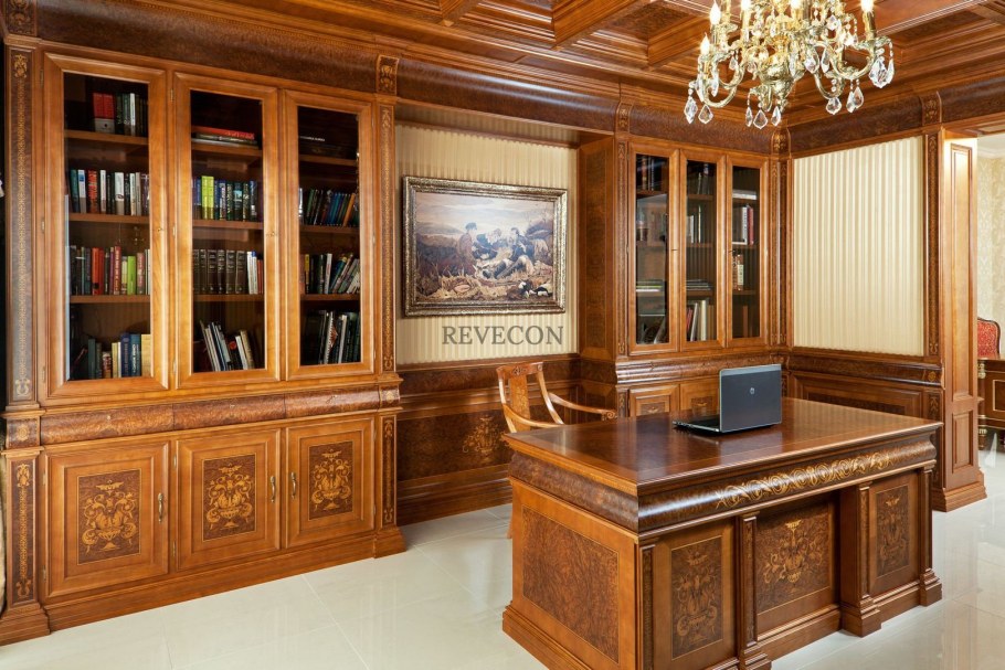 Кабинет из дерева