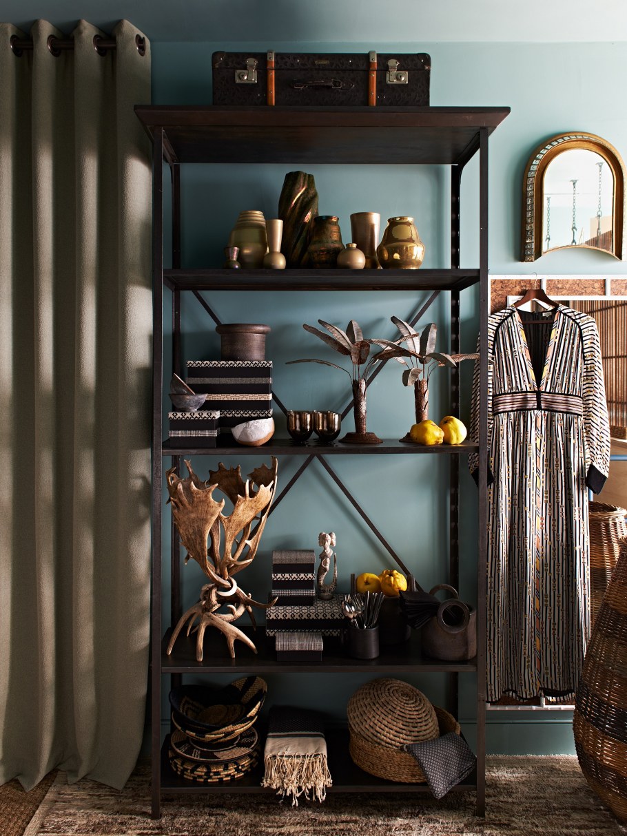 Шкаф в бохо интерьере