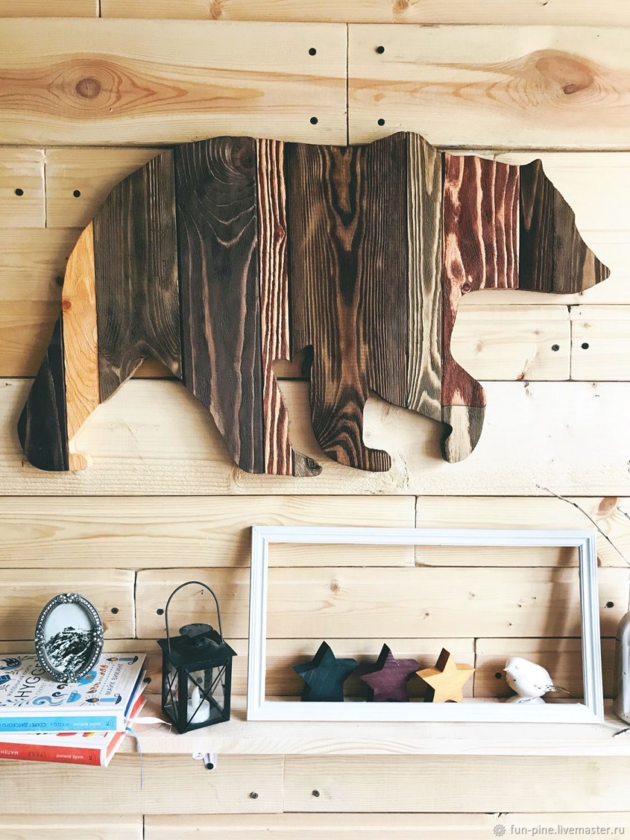 Rustic Wood Decor спальня