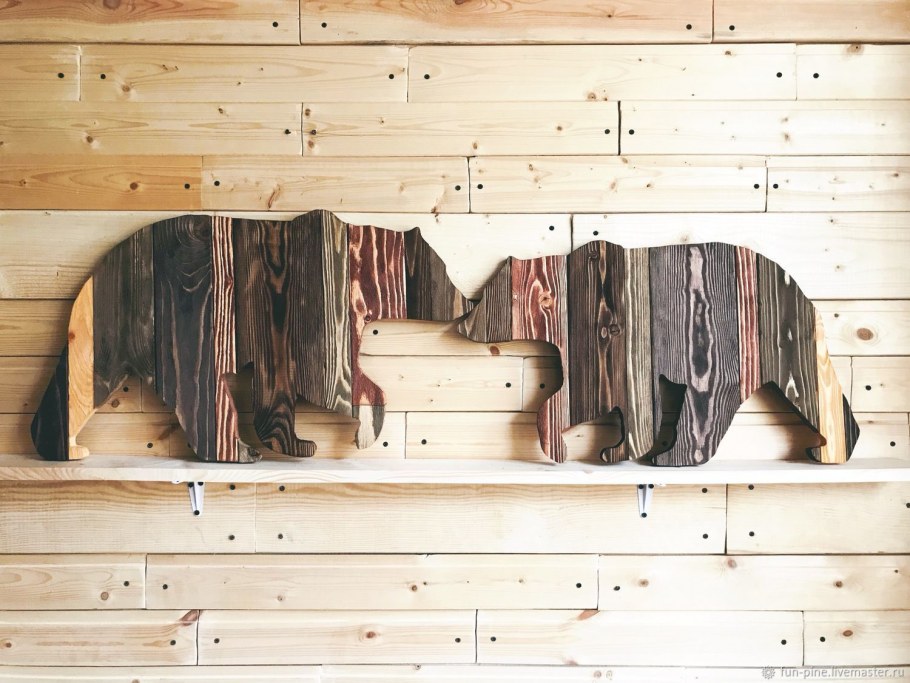 Обрезная доска в интерьере