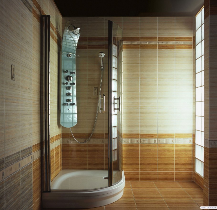 Монолитная душевая кабина