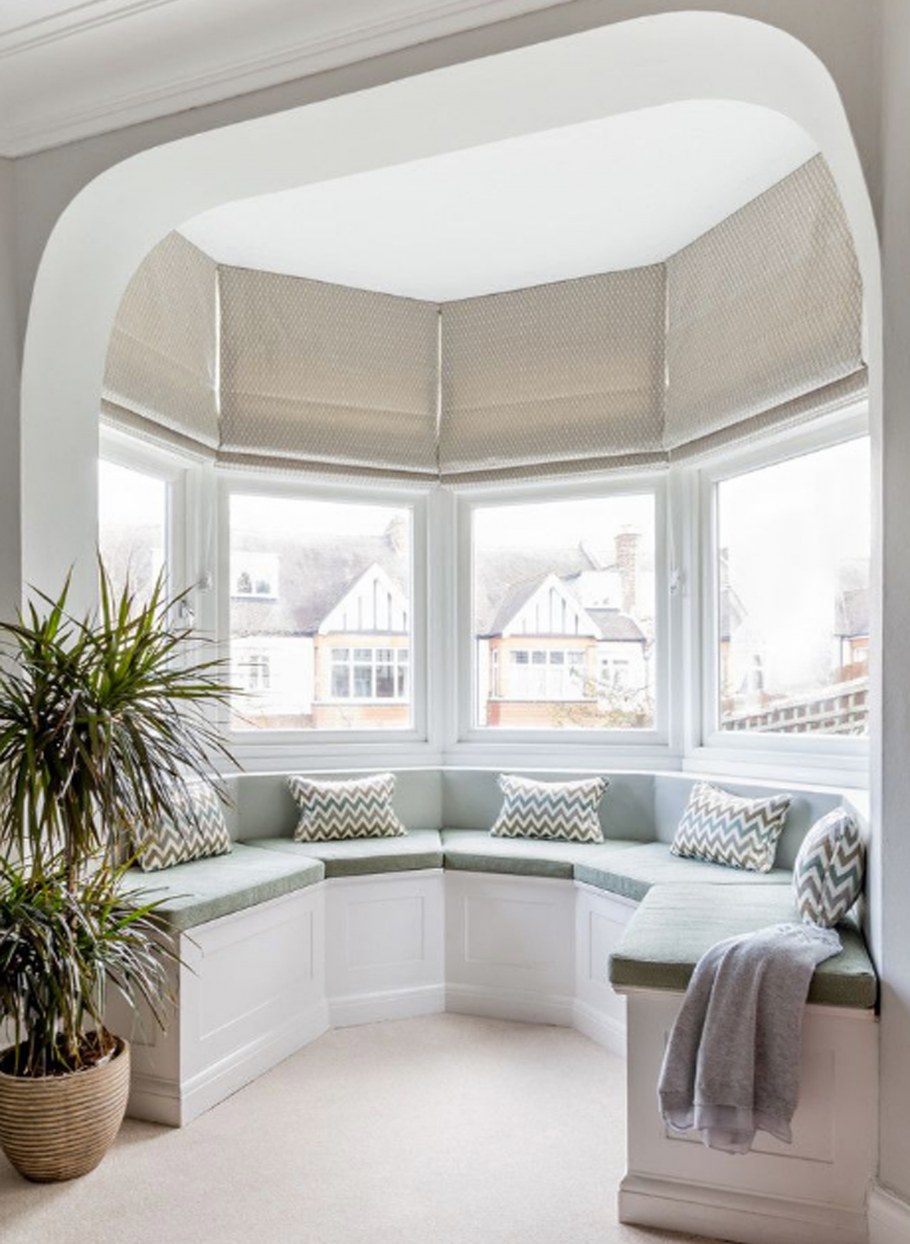 Планировка гостиной с эркерным окном