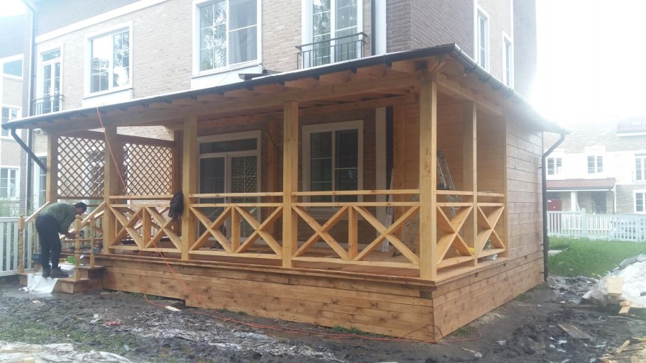 Деревянная терраса