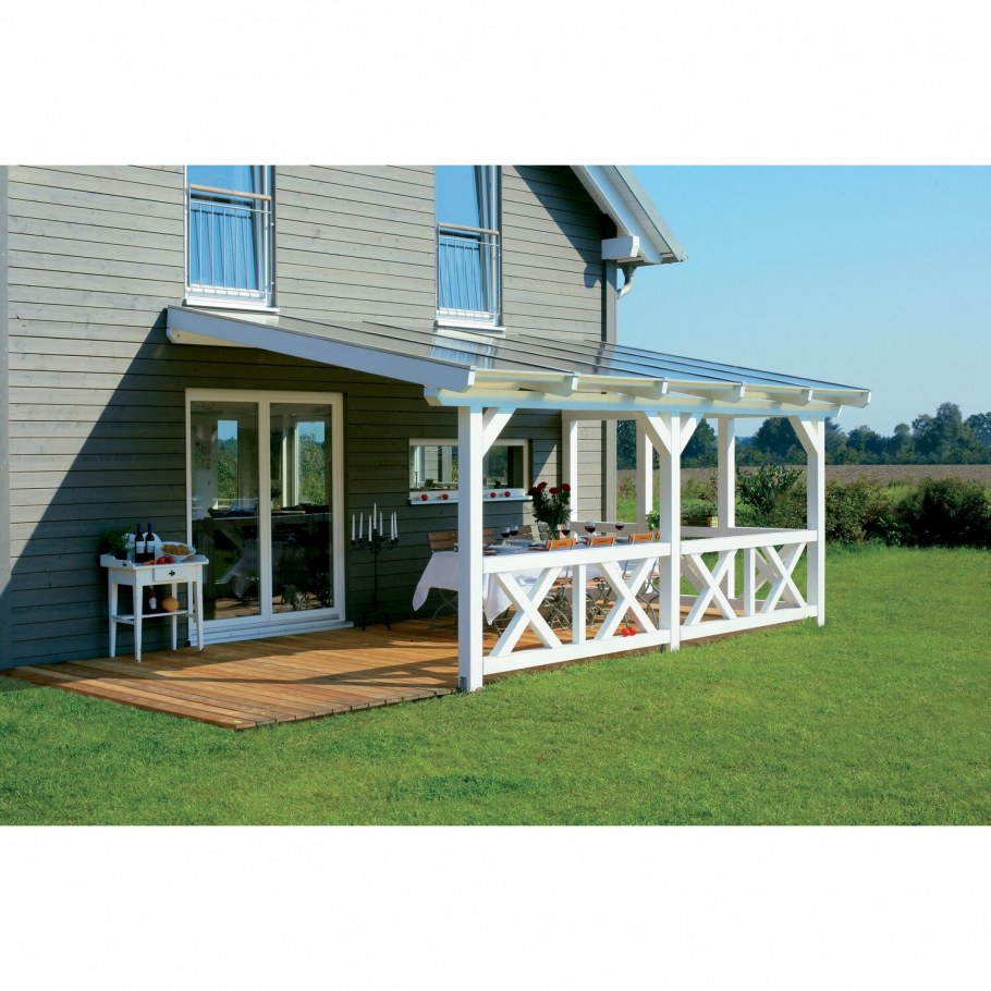 Пристройка открытой веранды