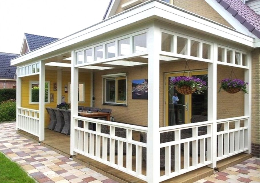 Веранда из дерева