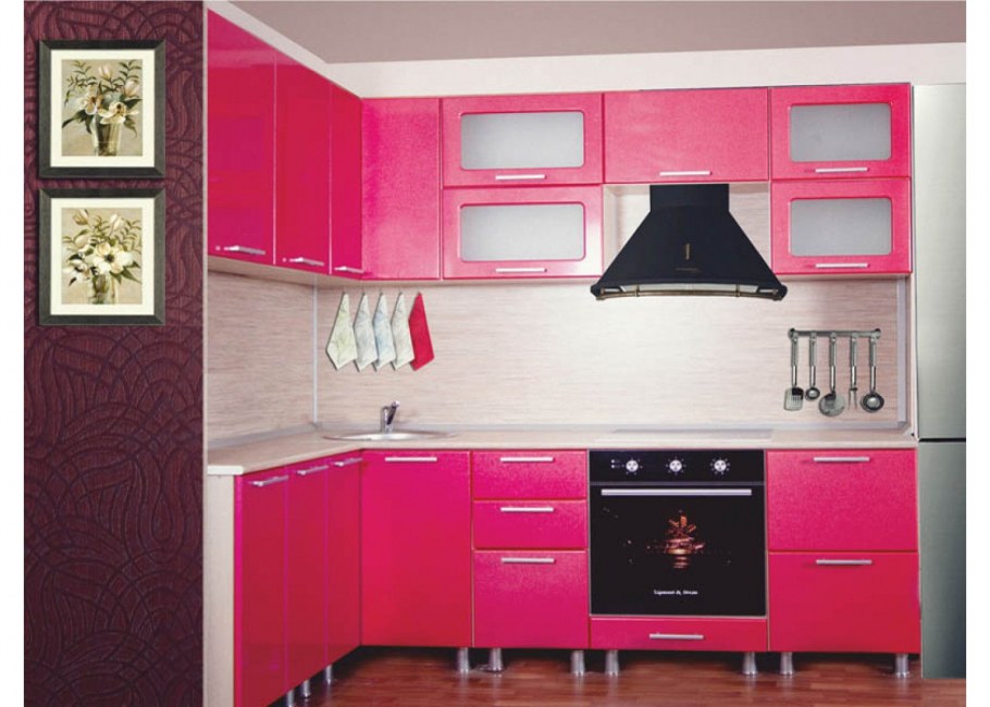 Кухня Бител Модерн малина