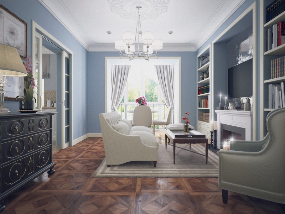 Уютный интерьер комнаты