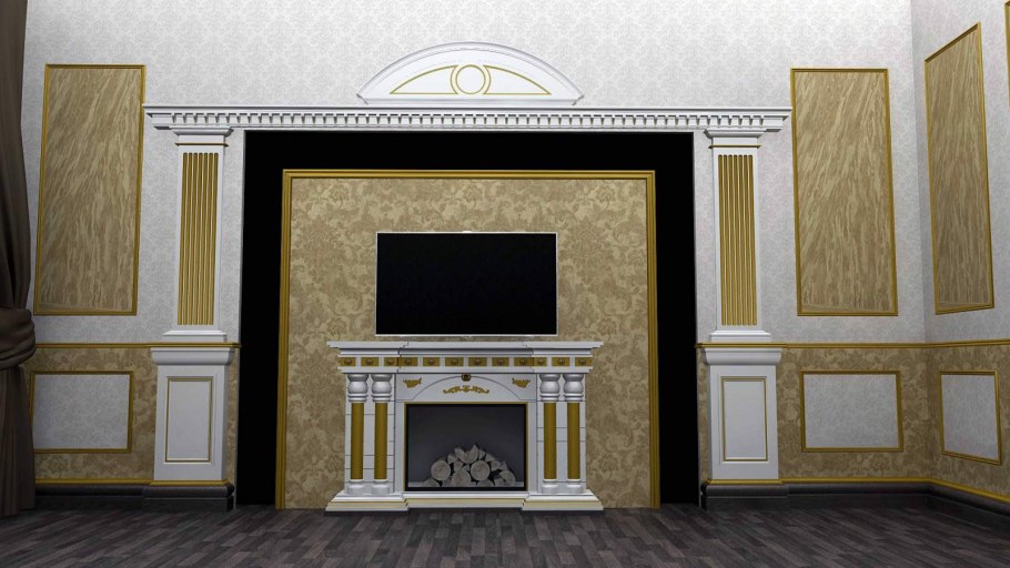 Обрамление стен