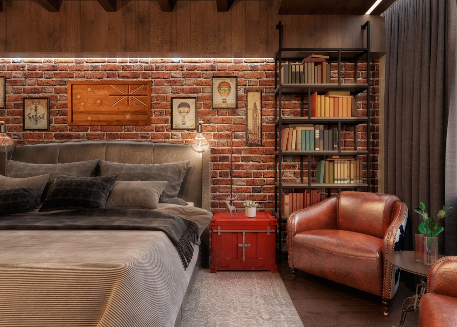 Арский кирпич стиль лофт