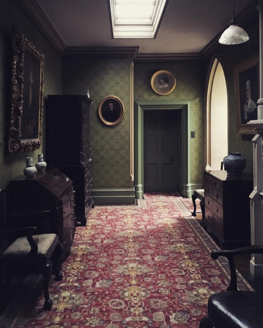 Викторианская Готика интерьер темный