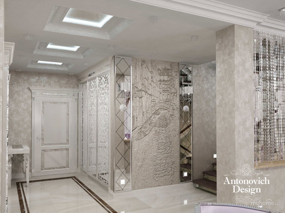 Плитка в коридор в стиле Ампир