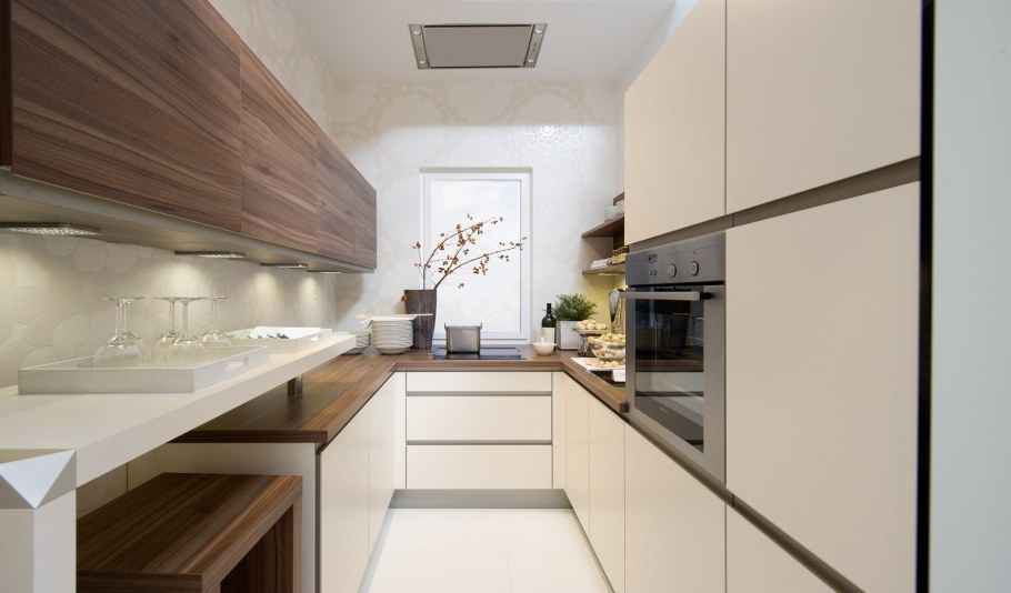 П-образная кухня на 8 кв.м