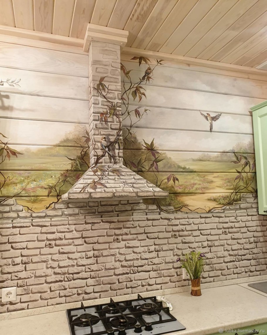 Отделка балкона деревянной вагонкой