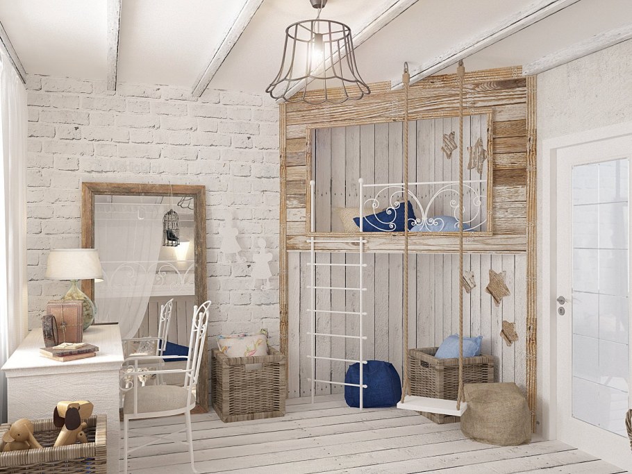 Вагонка в стиле лофт