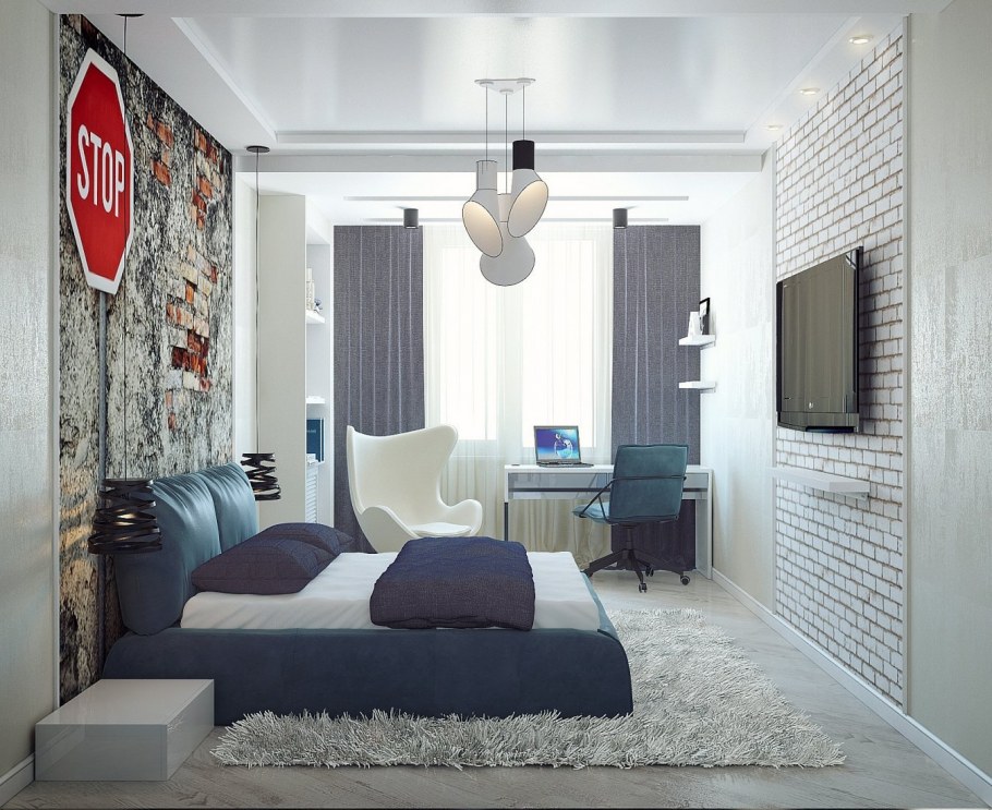 Комната в Молодежном стиле для девушки