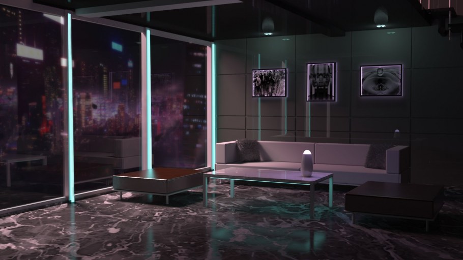 Комната Style Cyberpunk