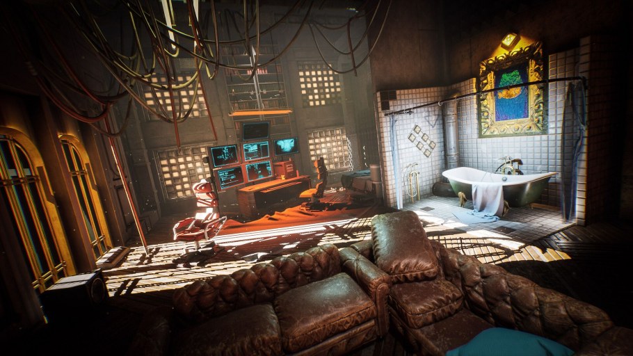 Интерьер в стиле Cyberpunk