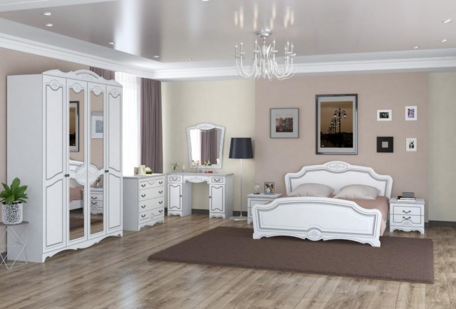 Кровать Адель ясень Анкор