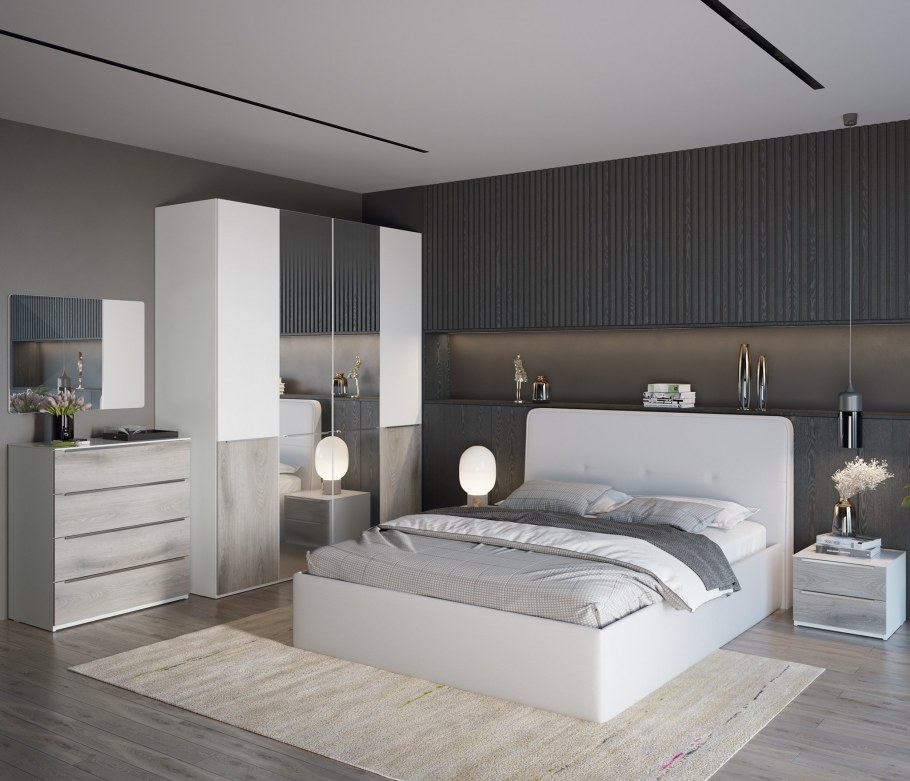 Спальня Тиволи белая