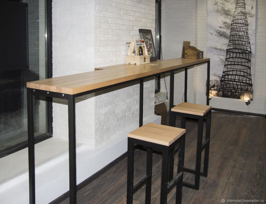 Барная мебель в стиле лофт