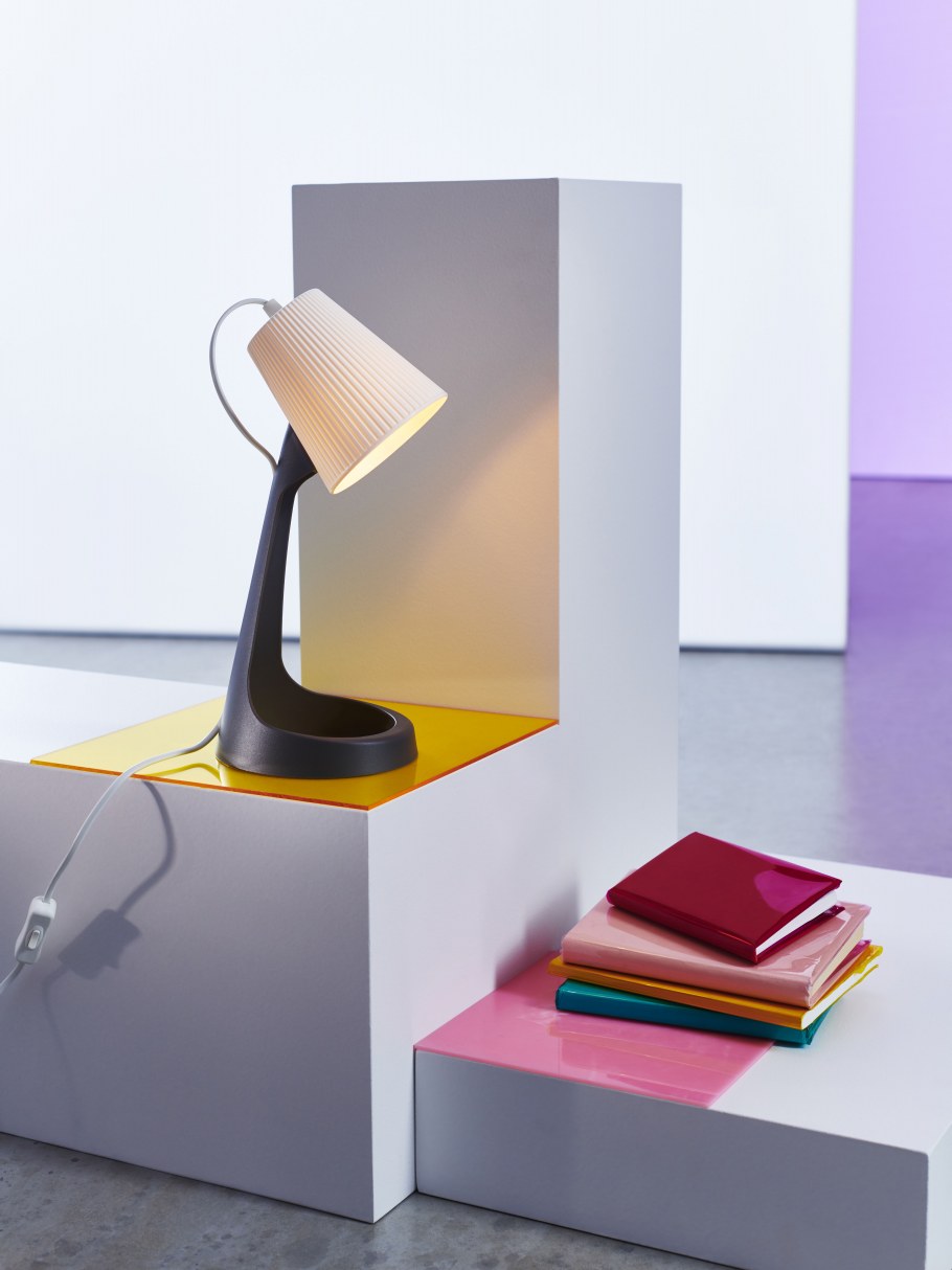 Svallet Сваллет лампа рабочая, темно-серый/белый