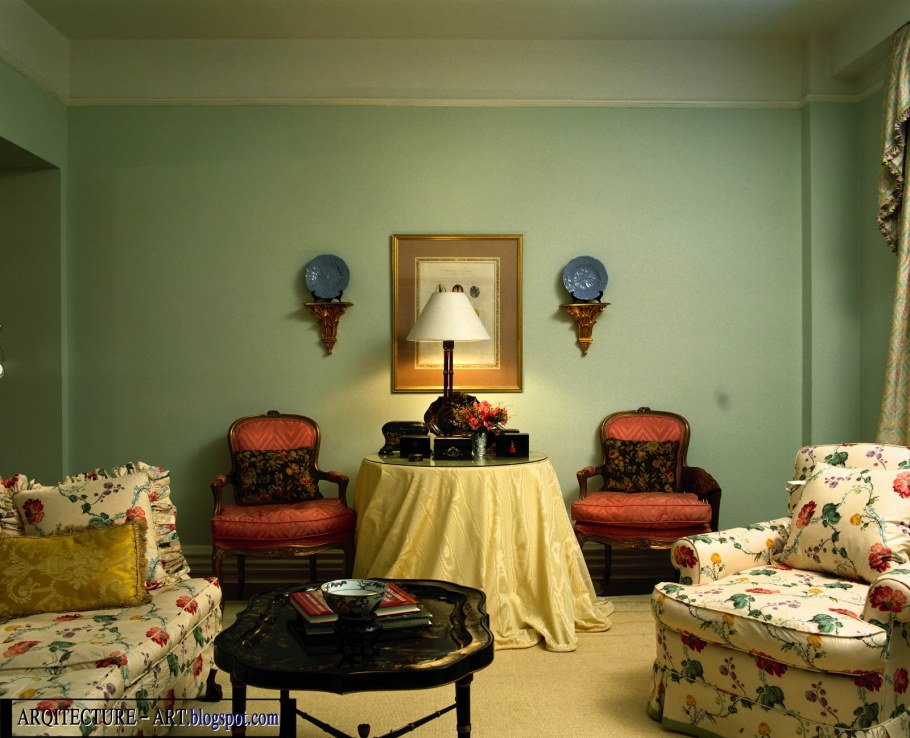Комната в стиле ретро