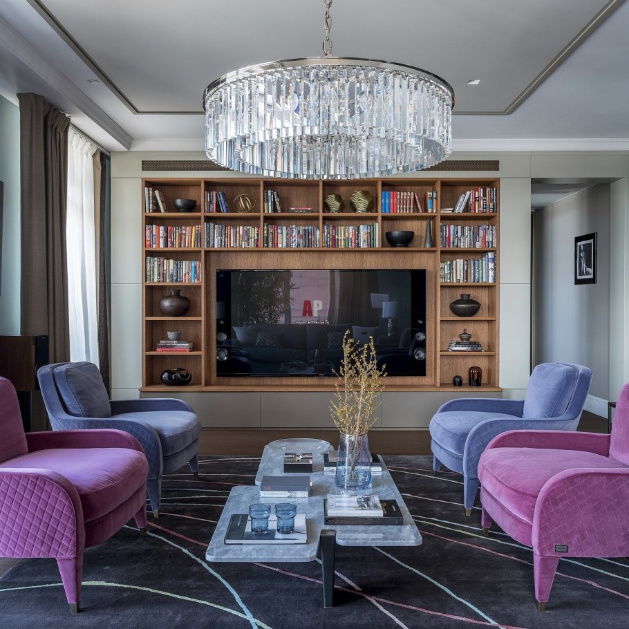 Гостиная в стиле Фьюжн