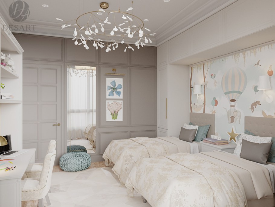 Детская комната в стиле Неоклассика