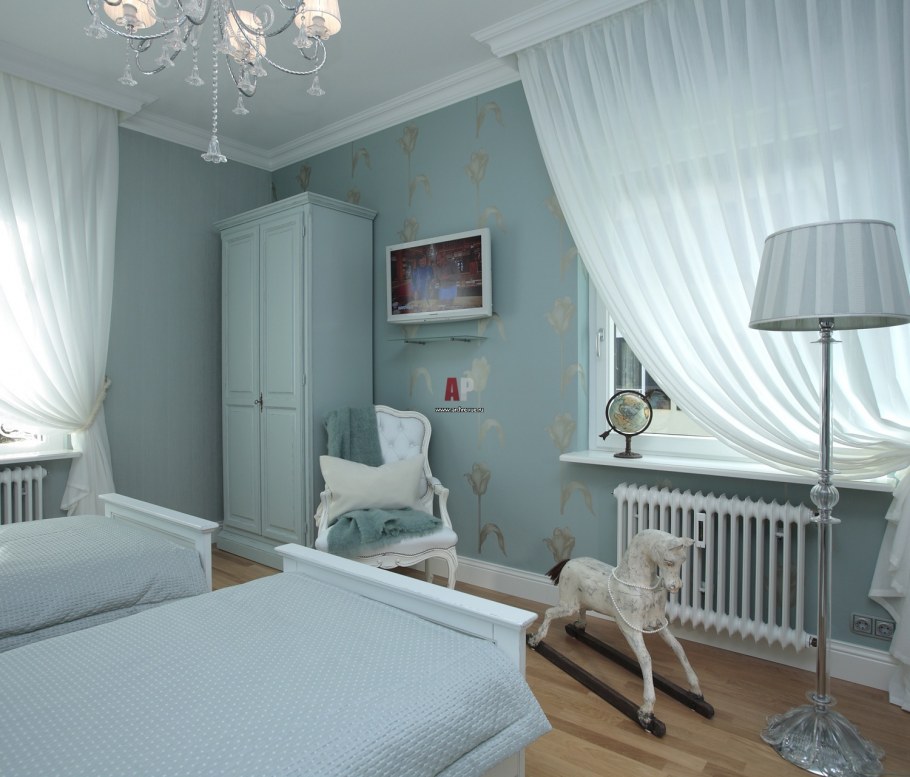 Интерьер спальни детский в стиле Неоклассика