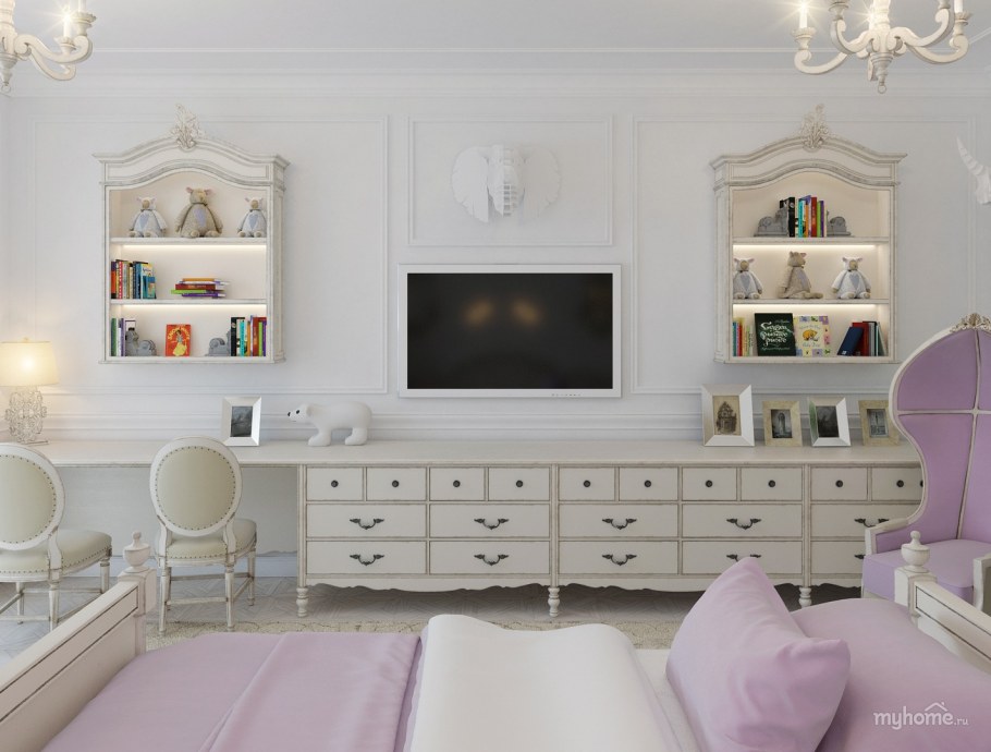 Римские шторы Неоклассика гостиная