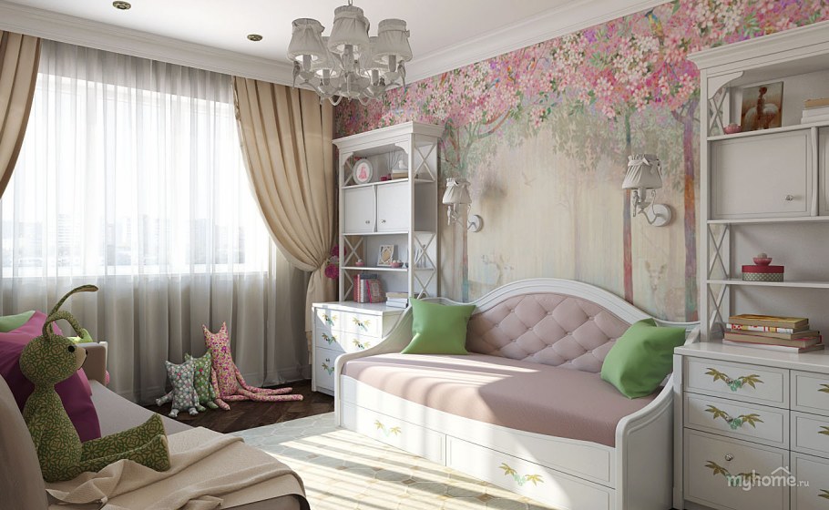 Прованс в интерьере детской