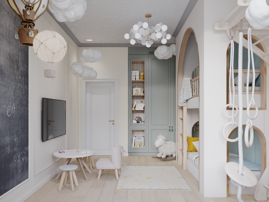 Неоклассика детская комната