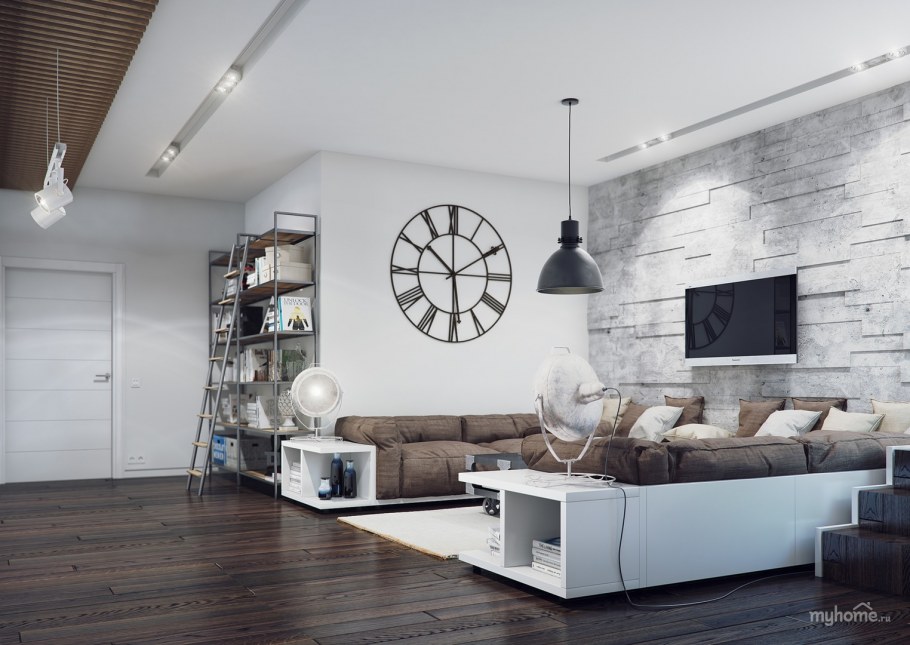 Гостиная лофт п 44