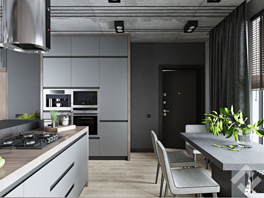 Сочетание эко стиля и космонавтики в интерьере