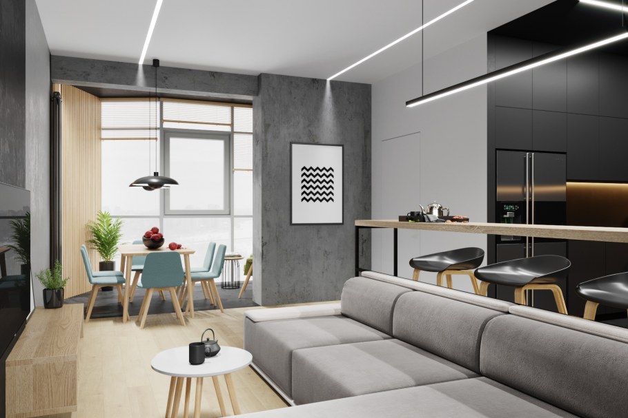 Сканди Минимализм в интерьере