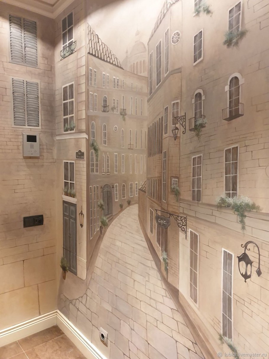 Фреска на стену в прихожую