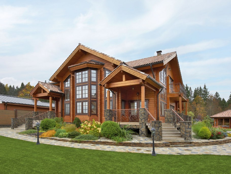 Дом из клееного бруса Саарланд