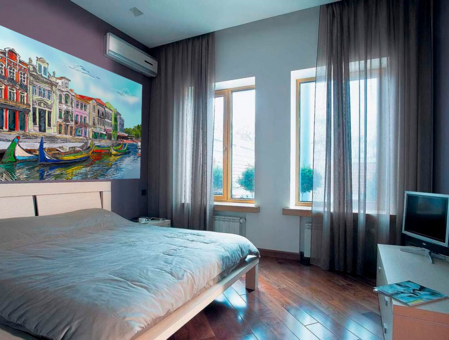 Кондиционер около батареи