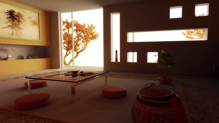 Японский дом изнутри