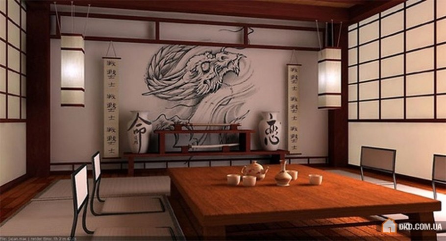 Этностиль Япония в интерьере