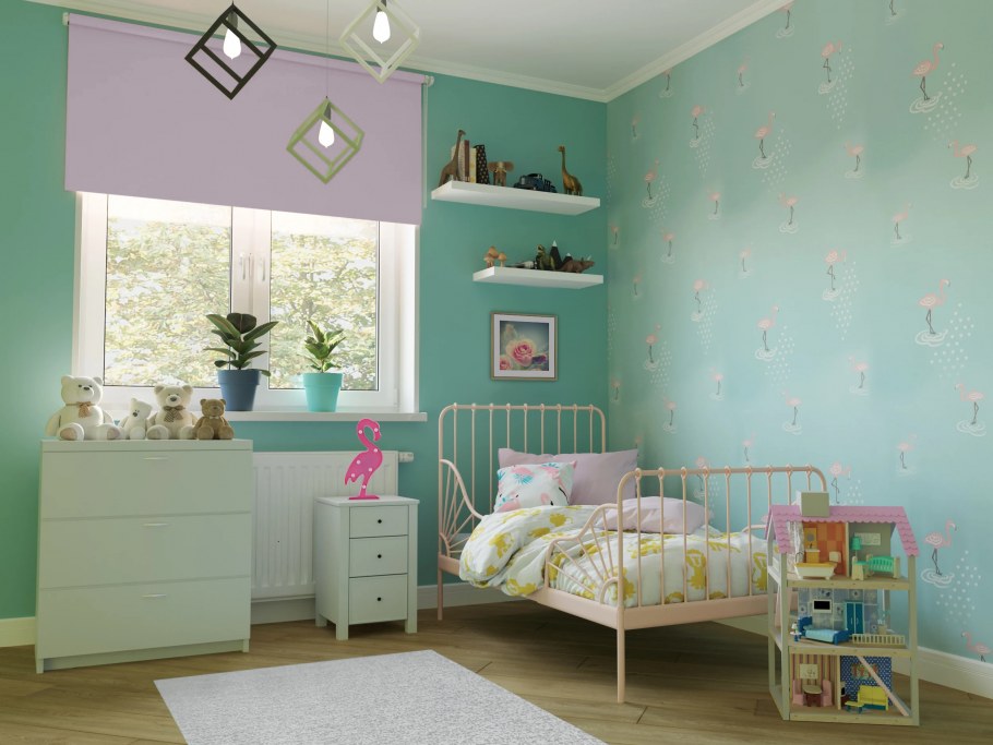 Расцветки обоев для детской комнаты
