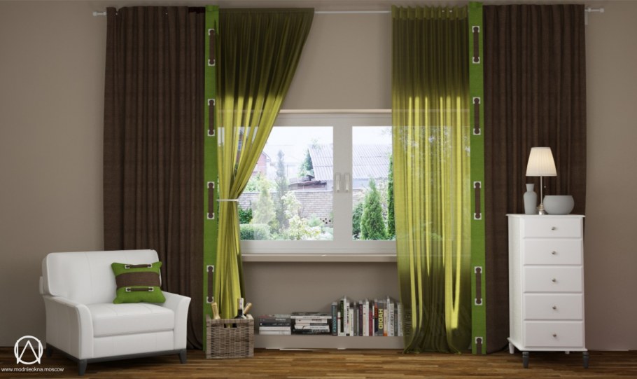 Домашний кабинет в эко стиле