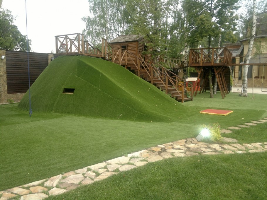 Геопластика холмы в ландшафтном дизайне