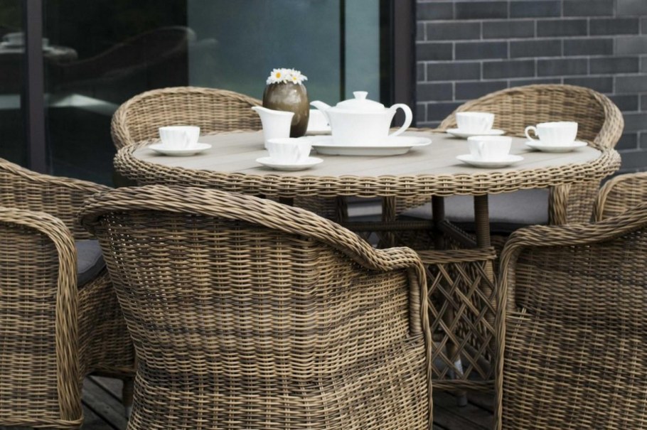 Плетеные подставки под тарелки