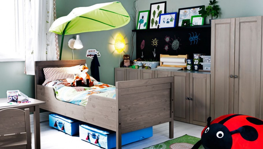 Кровать СУНДВИК икеа в интерьере