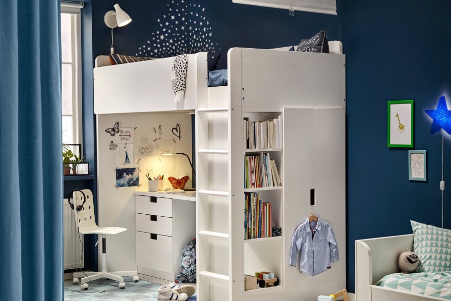 СТУВА кровать в интерьере детской