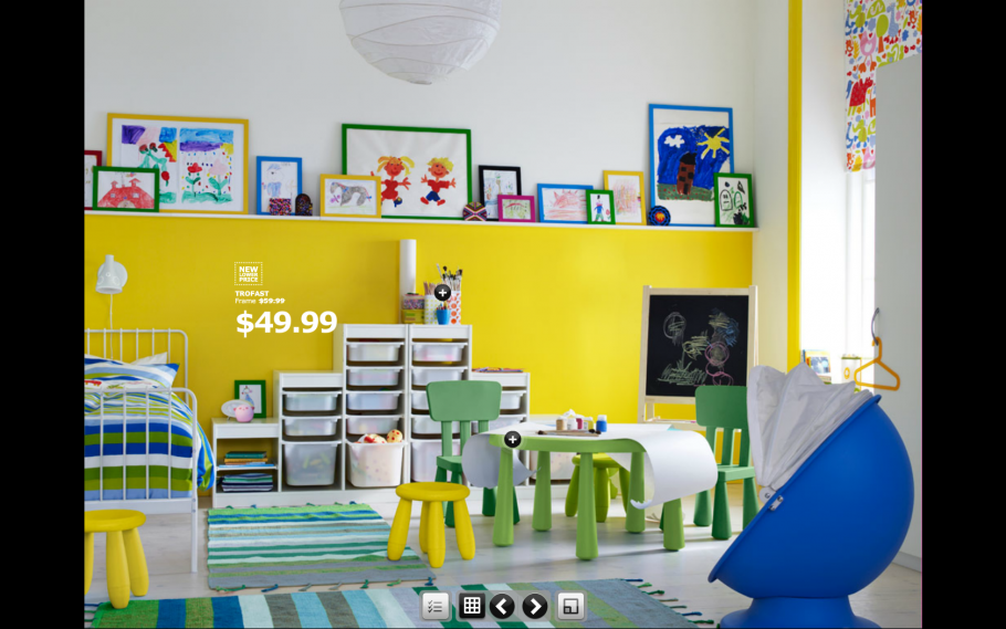Мебель икеа в интерьере детской