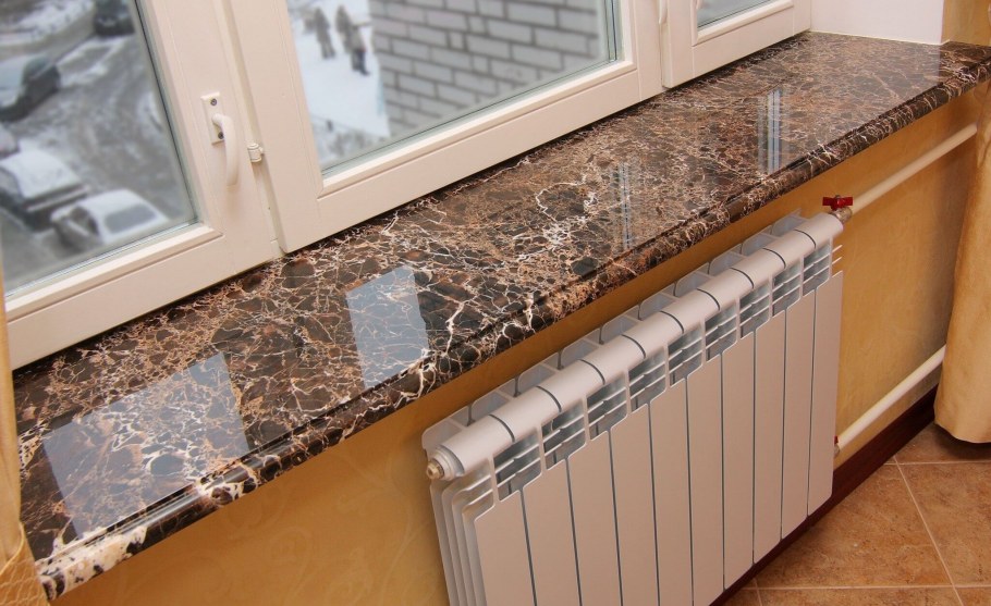 Имперадор дарк мрамор подоконники