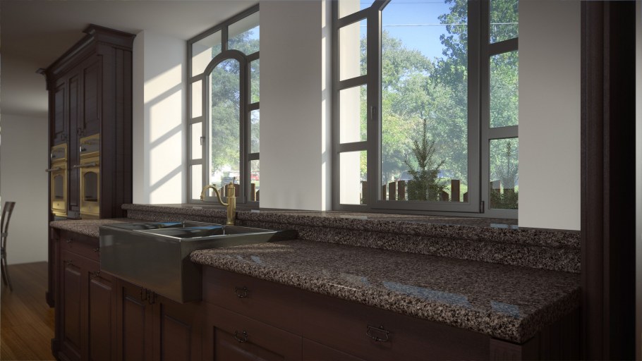 Подоконник Рехау