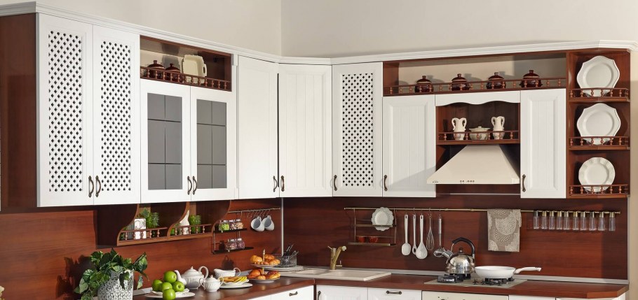 Кухня Кантри ясень светлый